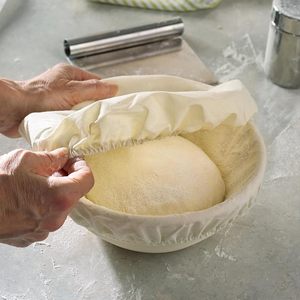 Premium Bread Proofing Basket with Cloth Liner for Bakery & Home Baking Wholesale Price, Round Shape - Product Image 6