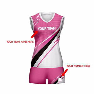 ชุดเสื้อวอลเลย์บอลแบบระเหิดสำหรับทีมวอลเลย์บอลสั่งพิมพ์โลโก้ - Product Image 5
