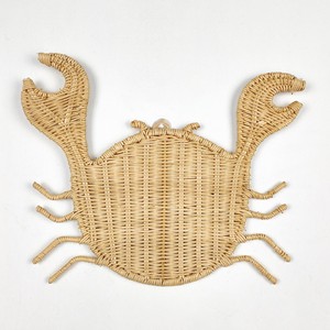 Coastal kids play room decorations natural rattan weave wall decal lowest price wall-hanging charm - Product Image 6