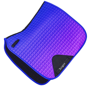 Échantillon Gratuit Tapis de Selle d'Équitation Antidérapant Style Mode Tissu Satin Personnalisé Tissu Coton de Haute Qualité Couleurs Personnalisées - Product Image 6
