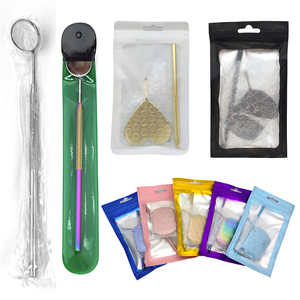 Miroirs de poche cosmétiques ovales rouges lumineux en acier inoxydable personnalisés avec logo, de haute qualité, prix de gros - Product Image 5