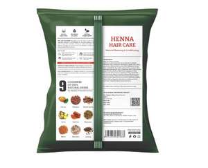 Polvo para el Cuidado del Cabello Jiva Henna 200 g - Paquete de 2 (400 g) |   100% Puro y Natural |   Limpia y Nutre el Cabello y las Raíces - Product Image 3