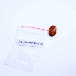Pierre précieuse de quartz fantôme rouge naturel, 15 mm x 9 mm, formes irrégulières, pierres en vrac pour la fabrication de bijoux et les cadeaux - Product Image 4
