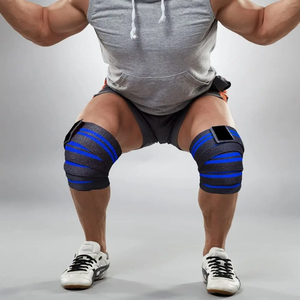 Vendas de rodilla de tensión fuerte para competiciones de Strongman, directamente del fabricante, con marca personalizada y suministro a granel. - Product Image 2