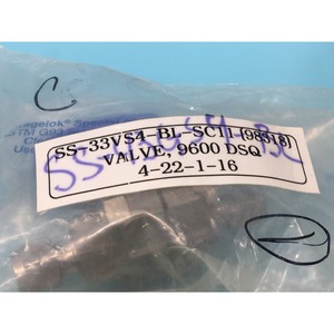 วาล์ว SWAGELOK SS-33VS4-BL-SC11 รุ่น 9600 DSQ VAPOR - อุปกรณ์และอะไหล่เซมิคอนดักเตอร์ระดับโลกที่เชื่อถือได้ - Product Image 1