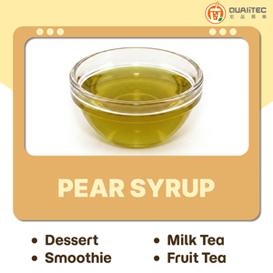 Ingredientes para Té de Burbujas con Sirope de Pera para Mocktails, Jugo Concentrado Fácil de Preparar, Certificado HACCP, Múltiples Concentraciones - Product Image 2