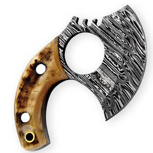 Couteau à pizza en acier Damas avec logo personnalisé, manche en bois, couteau de préparation culinaire gourmet pour cuisine extérieure - Product Image 6