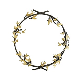 Miroir de décoration murale à cadre en feuille de métal de vente chaude pour le salon miroir de décoration murale en métal Sunburst pour la chambre et le salon - Product Image 1