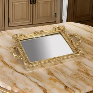 Elegante Frutero de Metal Hecho a Mano para Interiores Residenciales, Hosteleros y Comerciales, Bandeja Redonda de Vidrio y Cristal Hecha a Mano con - Product Image 3