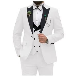 Costume de Mariage Classique Homme 2025 – Ensemble 3 Pièces Slim Fit Simple Boutonnage pour Marié – Vente en Gros - Product Image 2