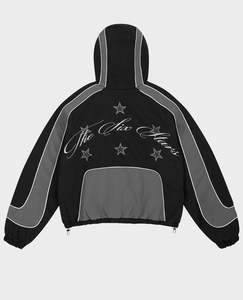 Chaqueta Deportiva 2 en 1 para Hombre, Impermeable, Transpirable, Casual, Cortavientos, de Poliéster/Nailon Estampado, para Primavera - Product Image 2