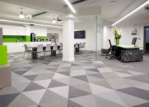 Alfombra de suelo de vinilo tejido comercial, absorción de sonido, resistencia a los arañazos, para cafetería, <span class=keywords><strong>biblioteca</strong></span>, Oficina - Product Image 6