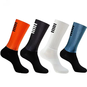 Black Striped <b>Knee</b> <b>High</b> Ice Hockey <b>Socks</b> Breathable Knitted for Adults Summer Wear - Product Image 2