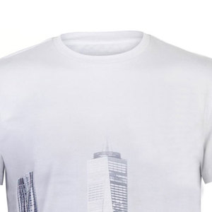 T-shirt de sport décontracté pour homme de haute qualité, à manches courtes, col rond, respirant, coupe régulière, 180 grammes, 100% coton - Product Image 1