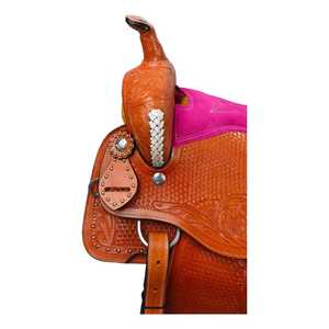 Selle de cheval western sur mesure en cuir de vache 100% véritable, tendance, qualité supérieure, fabriquée à la main - Product Image 5