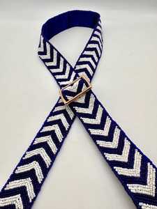 Handmade Beaded Purse Strap Custom <b>College</b> Team <b>Bag</b> Accessory - Product Image 3