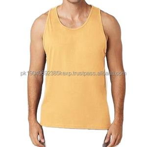 Wholesale <b>Men's</b> tank <b>Tops</b> 100% Cotton Loose Fitting tank <b>Tops</b> for <b>Men</b> New Design for Formal <b>Top</b> - Product Image 1