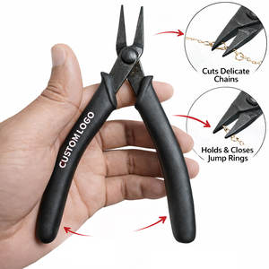 คีมทำเครื่องประดับถาวรแบบ OEM ผลิตจากเหล็กกล้าไร้สนิมคุณภาพสูง โลโก้สั่งทำได้ ปรับแต่งได้เต็มที่ เครื่องมือจากโรงงาน - Product Image 1