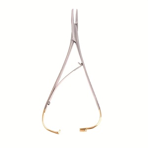 Porte-aiguille micro-précis Castroviejo 14,2 cm – Instrument chirurgical délicat pour la suture en chirurgie ophtalmique - Product Image 1