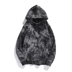 Hot Sell Popular Plain Breathable Hooded Hoodie Unisex Pullover Tie Dye Rainbow Hoodie - Product Image 1