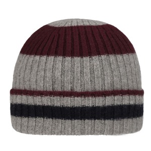Gorro de Punto Acanalado Unisex de Color Sólido, 100% Acrílico, Cálido para Invierno, Casual, para Adultos, 58-60CM, con Ribete en Contraste, para Exteriores - Product Image 2
