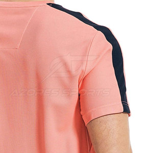 เสื้อผ้ากีฬาผู้ชายสำหรับวิ่งออกกำลังกาย ระบายอากาศได้ดี ยืดหยุ่น แห้งเร็ว เป็นมิตรกับสิ่งแวดล้อม น้ำหนักเบา ผลิตจากผ้าฝ้ายถัก 100% - Product Image 5