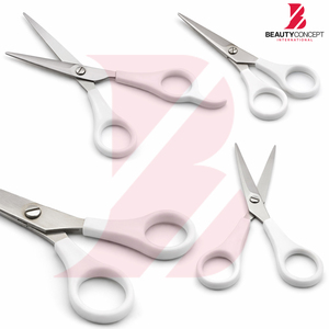 Ciseaux de barbier professionnels en acier inoxydable avec poignée en plastique et logo personnalisé de la plus haute qualité – Outil de coiffure professionnel - Product Image 6