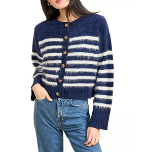 Cárdigan de Invierno para Mujer VIBE SEWN, Poliéster/Algodón, Transpirable, Tejido de Moda, Suéter Informal, Color y Logotipo Personalizables, Servicio OEM - Product Image 1