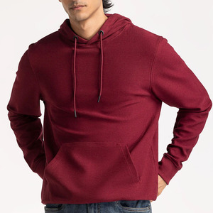 Pullover <b>Sleeveless</b> Winter Front Customized Logo Printed Solid Color French Terry 350gsm Cotton Blended Men's <b>Hoodie</b> - Product Image 6