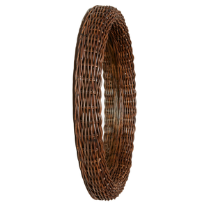 Miroir rond en rotin design, fait main, brillant, décoratif, pour la décoration intérieure moderne de la maison, chambre à coucher, salon - Product Image 2