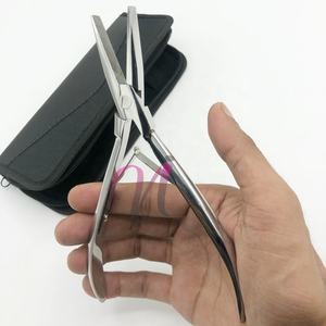 Outils d'extension de cheveux lisses personnalisés professionnels pince en argent en acier inoxydable solide de haute qualité - Product Image 4