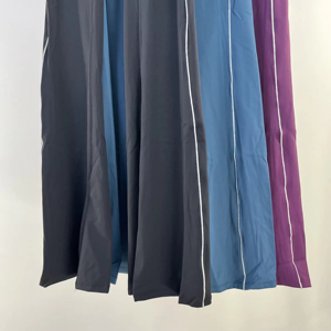 Conjunto de Yoga sin Costuras de 2 Piezas, Top Corto de Cintura Alta y Pantalones Largos, Color Sólido con Tirantes en Contraste, Ropa Deportiva para Mujer - Product Image 2