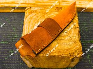 Étui pour couteau à lame fixe en cuir de vachette de haute qualité, fait main, léger, durable, pour le camping, la chasse, OEM, universel, vente en gros - Product Image 5
