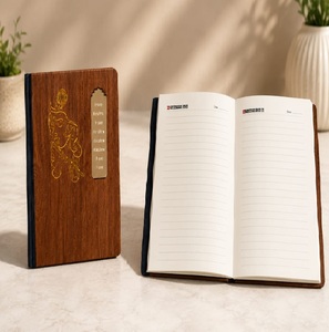Wholesale Custom <b>A5</b> Hardcover Journal Personalized Wooden Notebook with Custom Logo Print for Promotional Purposes - Product Image 5