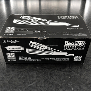 Disposable Shaving Razor Single Use Salon <b>Barber</b> Razor Stainless Steel <b>Blade</b> Hygienic Hair Shaving Razor OEM ODM - Product Image 5
