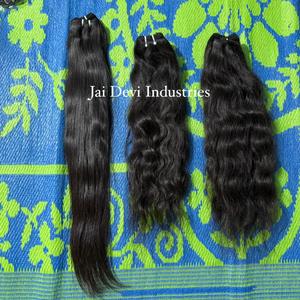 Raw Hair Natural Indian Wavy Hair <b>Extensions</b> No Tangle No Shedding 100% Raw Hair - Product Image 4