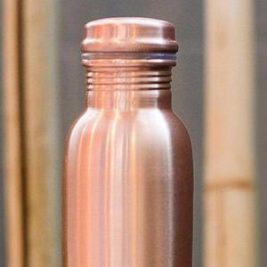 Pure <b>Copper</b> <b>Bottle</b> Gym Drinkware Metal Alkaline Ayurvedic <b>Copper</b> Water <b>Bottle</b> - Product Image 3