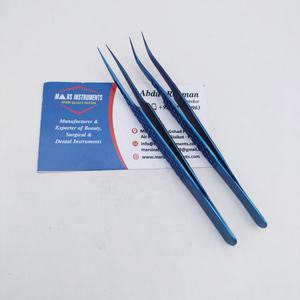 Pince à cils au plasma bleu Pince à épiler pointue durable de haute précision et d'isolation - Product Image 4