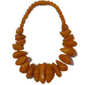 Handcrafted Custom Trendy Party Best Quality High Polished Resin <b>Beads</b> <b>Necklace</b> for Unisex From India - Product Image 1
