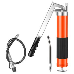 Kit de Pistola de Engrase de Alta Presión de 10000 PSI, Resistente, con Empuñadura de Pistola, Capacidad de 14 oz y Manguera Flexible de 18 Pulgadas, 1 E Incluido - Product Image 1