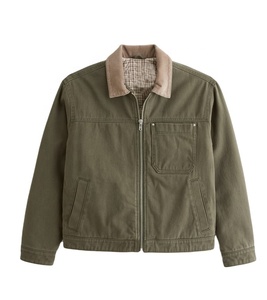 Fabricante personalizado Vintage Denim chaquetas de trabajo invierno carpintero lona camionero moda Streetwear chaqueta para hombre - Product Image 2