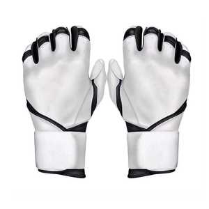 High Quality Comfortable Adult Baseball Softball Batting Gloves Breathable <b>Hook</b> Loop Closure Custom Logo & Design Gloves - Product Image 2