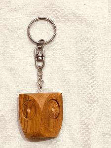 Wooden <b>Keychains</b> <b>Personalized</b> Key Chain Custom Logo Rectangle Shape Wood Key Rings Blank Keychain Wooden - Product Image 5