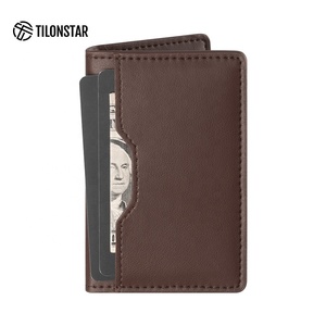 TILONSTAR TVW103 Vintage Lightweight Compact Leather ID Bank Credit Slim Wallet Premium Sublimation <b>Card</b> Holder - Product Image 1