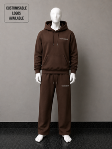 Ensemble 2 pièces personnalisé en molleton épais 350GSM 400GSM 450GSM unisexe, sweat à capuche et pantalon oversize pour homme - Product Image 4