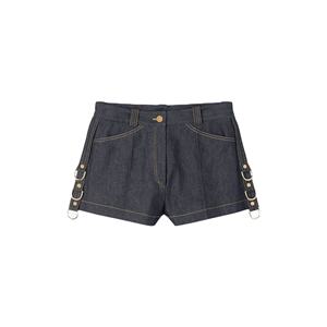 High Quality Canvas Denim Shorts Fashion High Waist Blue <b>Jeans</b> Casual Pants <b>Elastic</b> Waist <b>Men</b> Denim Quick Dry 180g Woven - Product Image 4