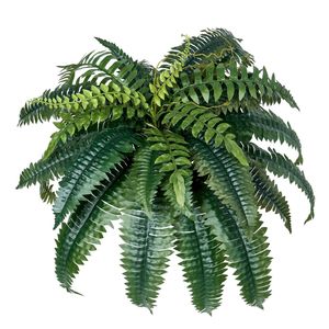 2 Pezzi Grandi Felci Artificiali Boston da Appendere, 89-99 cm di Diametro, Aspetto Naturale, Decorazione Murale per Interni ed Esterni, Pianta Finta per Decorazione Parete 3 - Product Image 1