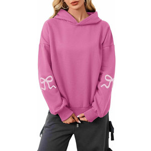 Wholesale Women Oversized Sweatshirts Cotton Fleece Hoodies Custom Logo Unisex Outdoor Premium Quality Pullover Hoodie - Product Image 3