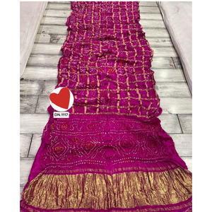 Ghatchola Bandhani Rajasthani para Mujer |   Proveedor de Dupattas Tie-Dye de Primera Calidad - Product Image 1