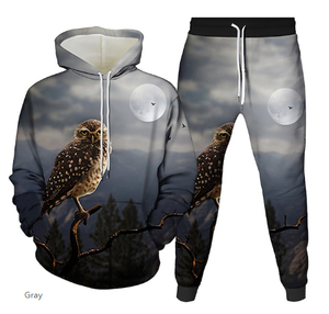 SPORTLICH WEAR New <b>Jersey</b> Sets <b>Women's</b> Autumn Sports Long Sleeve Hooded Printed Casual <b>Jacket</b> Tracksuit Kit-Polyester/Cotton - Product Image 1